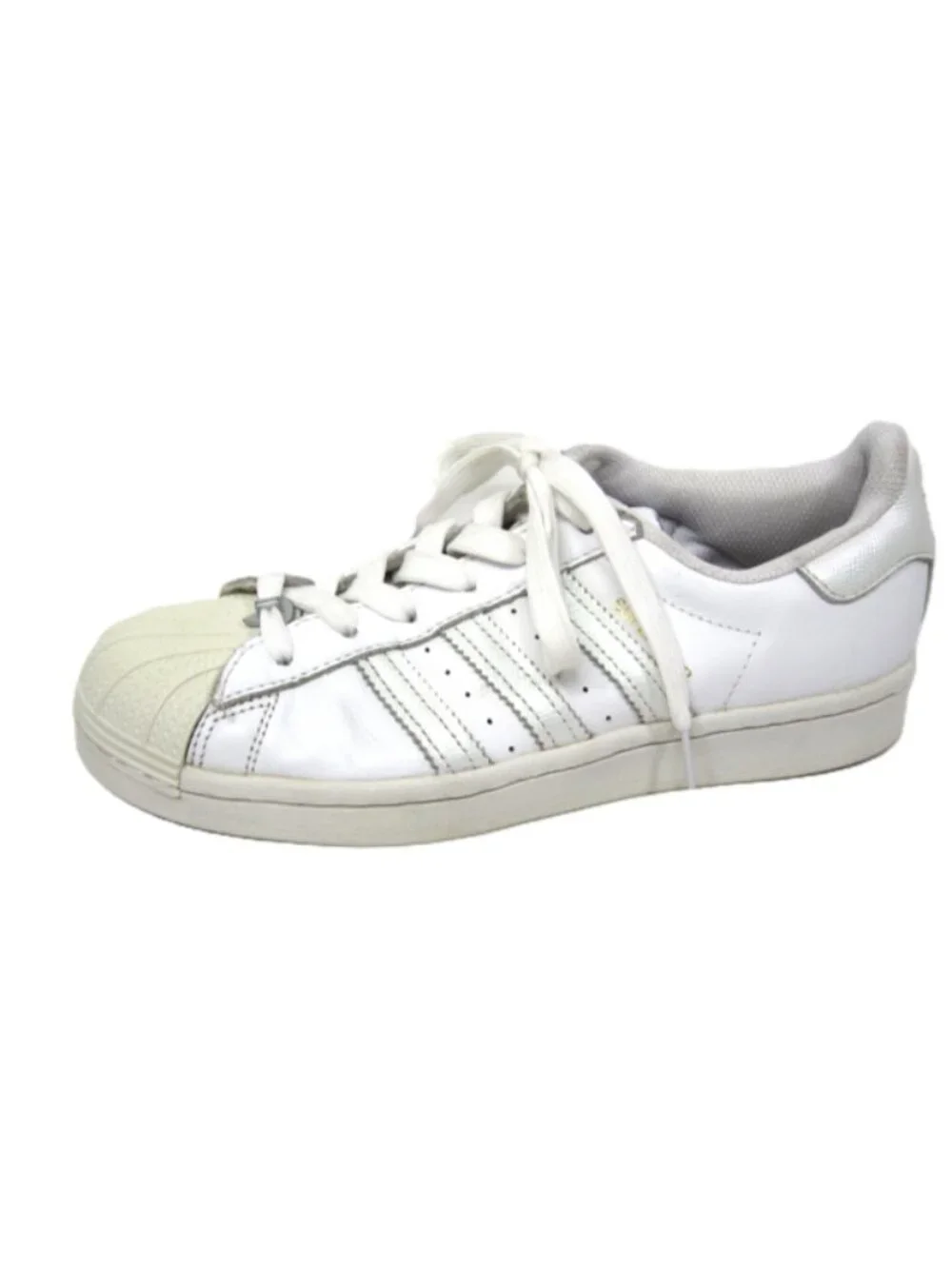 Adidas VGUC Superstar White / White Athletic Shoes Women's 7.5 M Streetwear